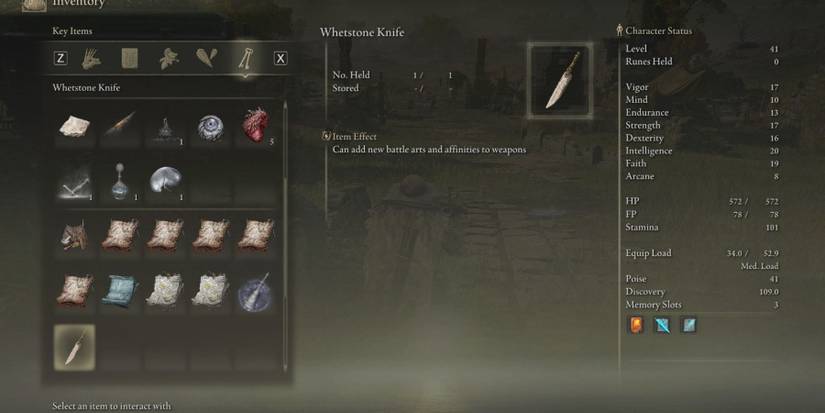 whetstone knife elden ring