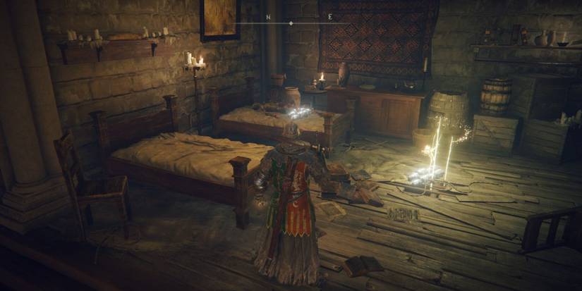 cipher pata lying on a bed elden ring