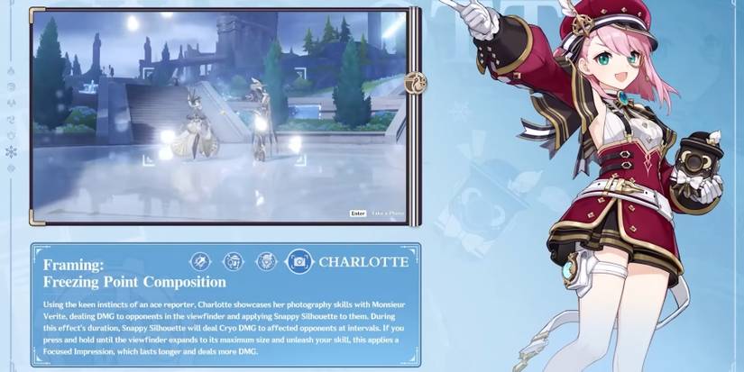 using charlotte passive talent in genshin impact