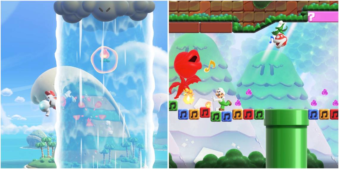 "Super Mario Bros. Wonder: Clasificación de Todos los Potenciadores"