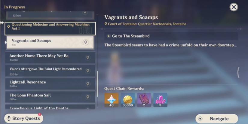 vagrant and scamp quest genshin impact