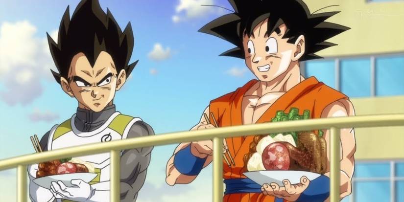 Vegeta and Goku in Dragon Ball Super