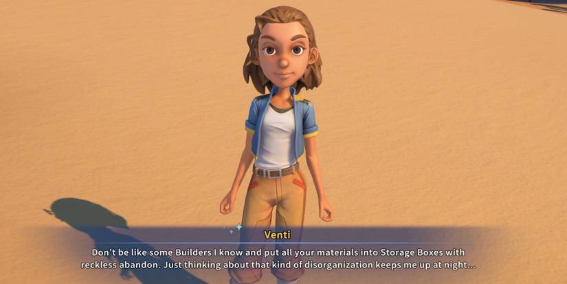 Venti standing in the desert in My Time at Sandrock