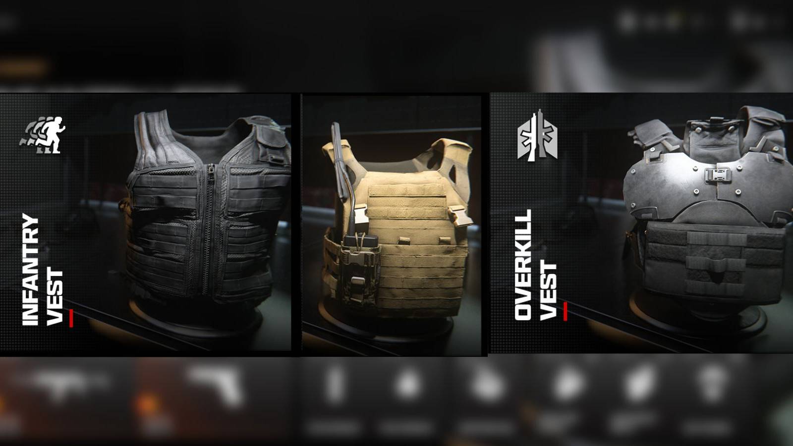 perk packages in new vests in modern warfare 3.