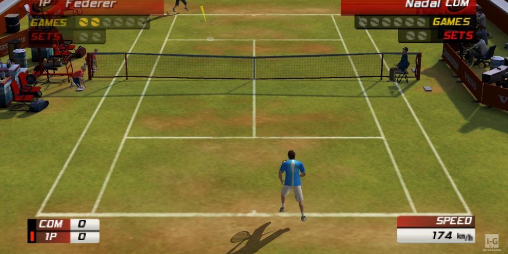 Captura de pantalla del juego de Virtua Tennis 3 