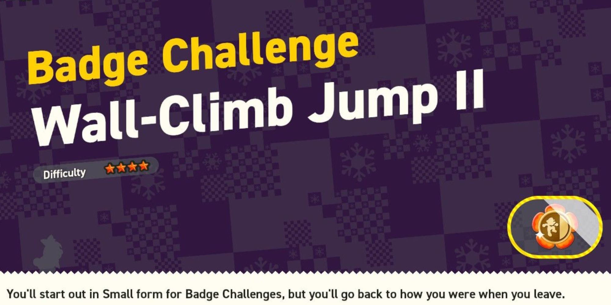Super Mario Bros. Wonder: Wall-Climb Jump 2 Badge Challenge