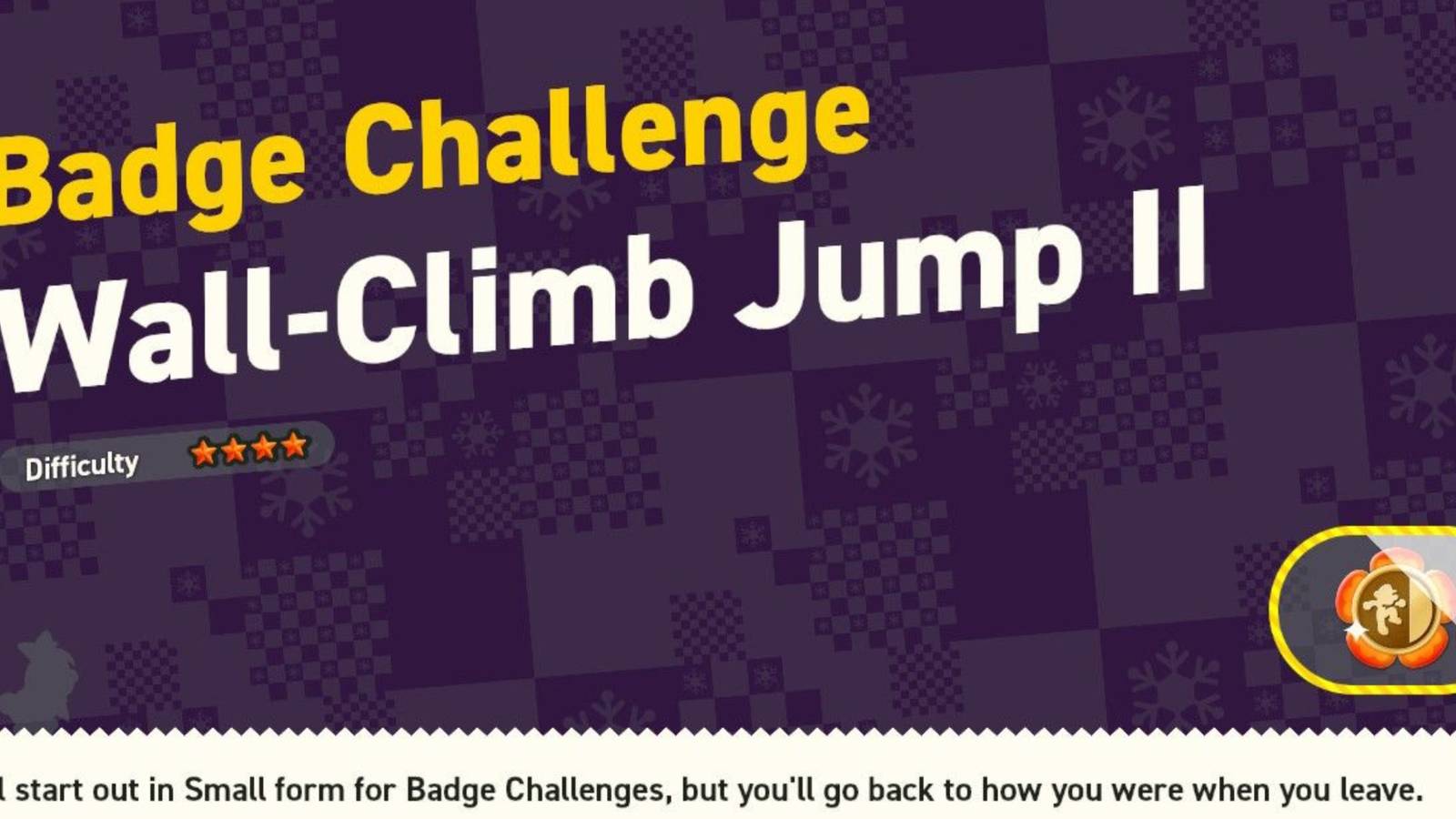 wall-climb jump II starting the course