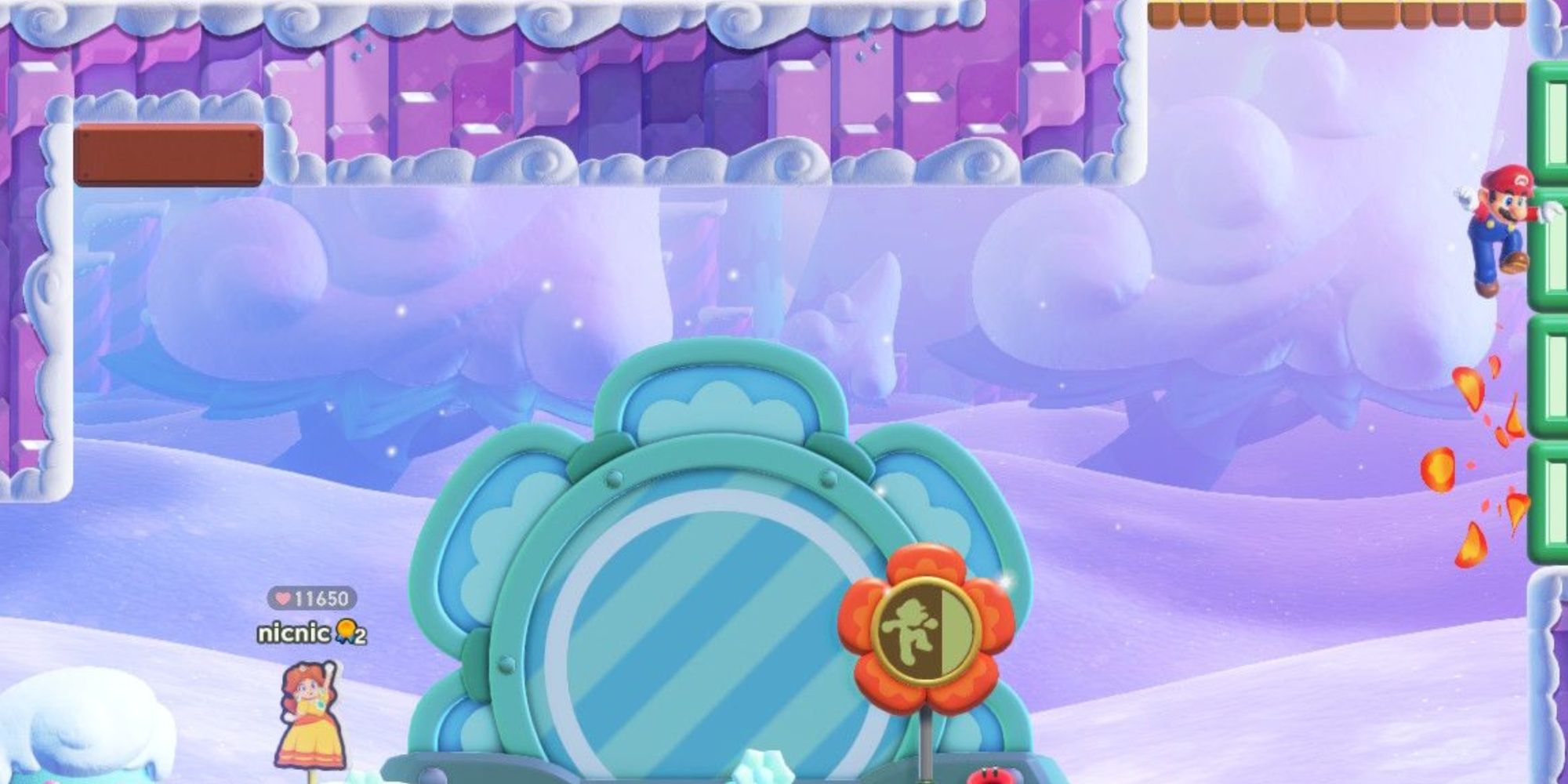 Super Mario Bros. Wonder: Wall-Climb Jump 2 Badge Challenge
