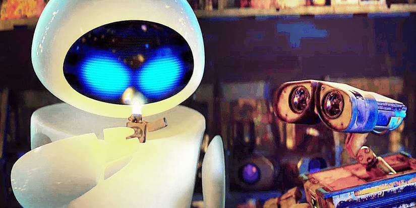 An image of Wall-e and Eve