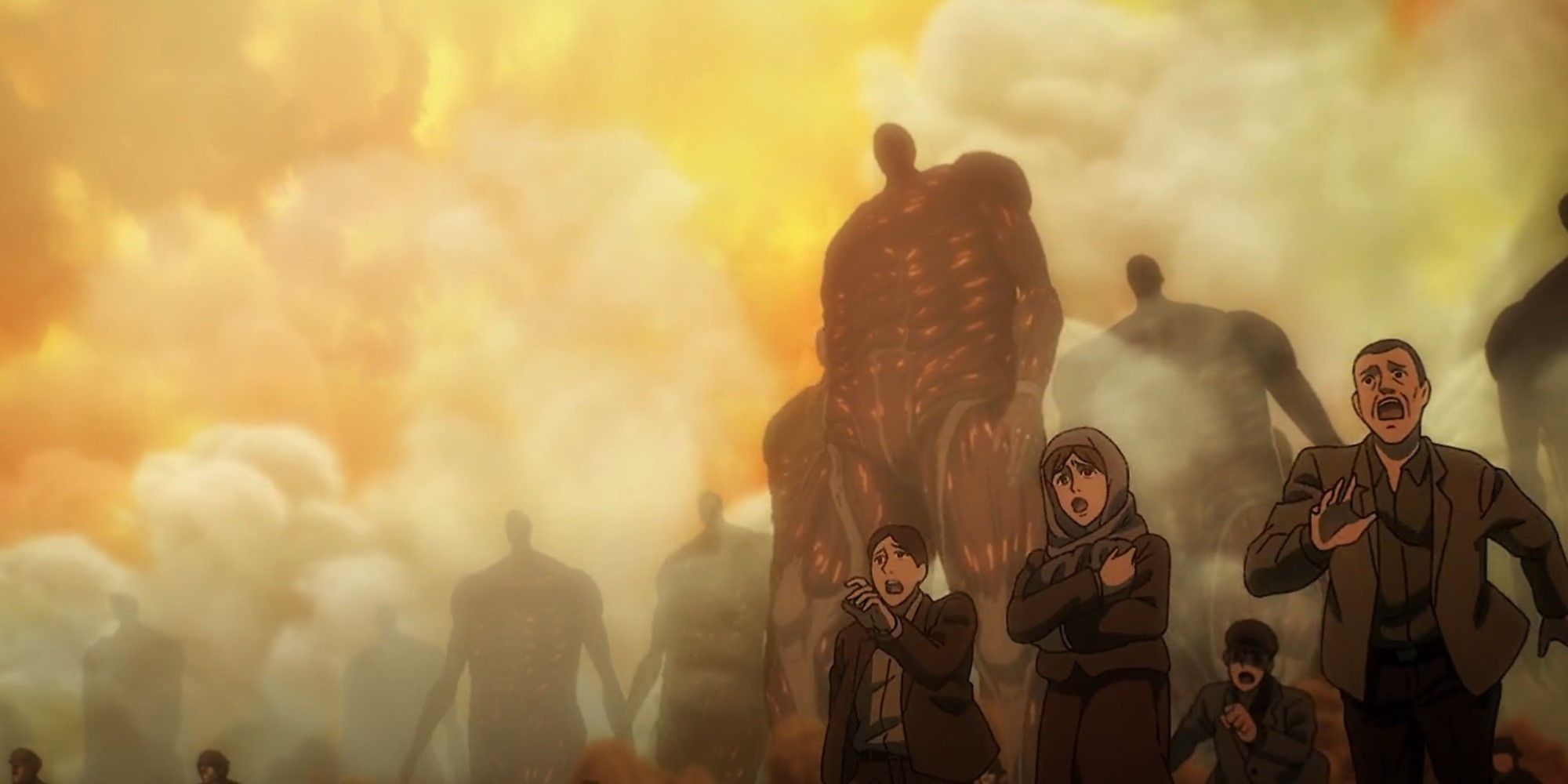 Wall Titans Rumbling Attack On Titan