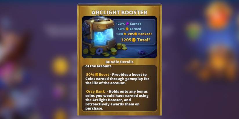 arclight booster specifications in warcraft rumble.