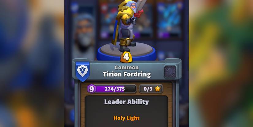 Warcraft Rumble WoW Reference Tirion Holy Light Spells