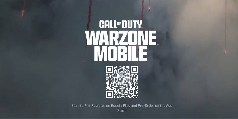 the qr code fro pre-registering in warzone mobile.