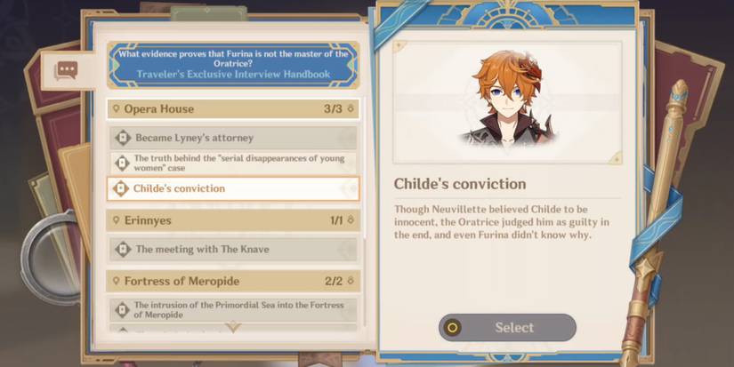 what evidence proves that furina is not the master of the oratrice in genshin impact