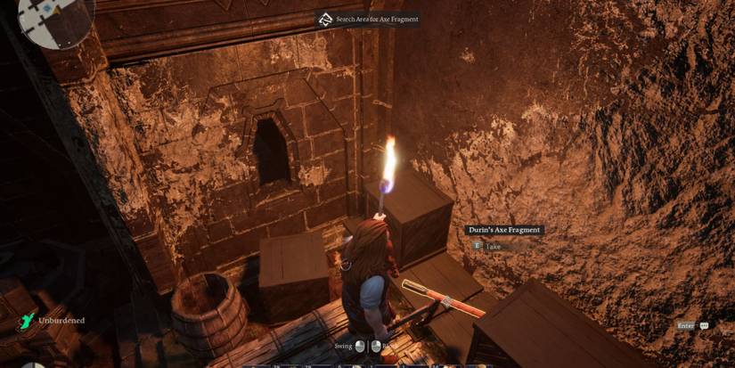 durin’s axe fragment return to moria