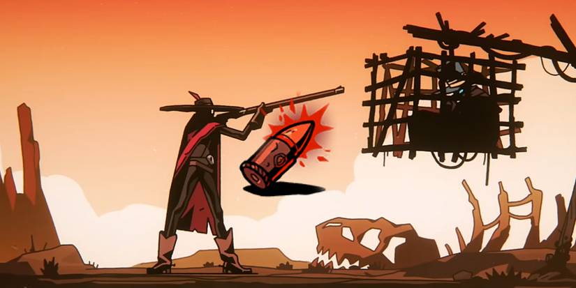 Wizard With A Gun - Destruction Bullet PNG Over Screenshot From Release Trailer