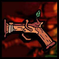 Wizard With A Gun - Icon Of Wooden Gun
