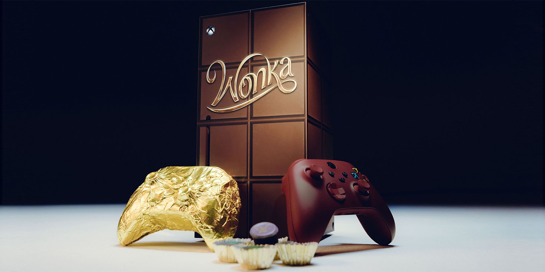 wonka collab chocolate xbox controller and console