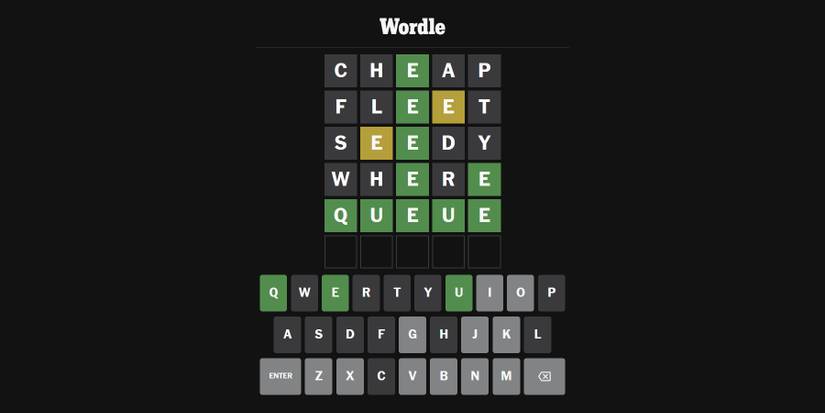 Wordle-New-York-Times-Solution-November-19-2023