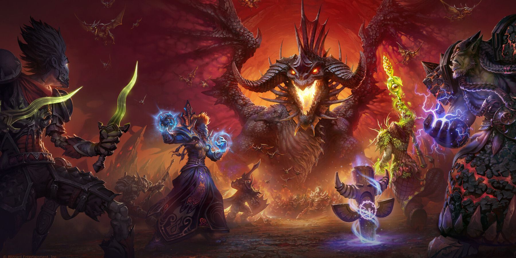 World of Warcraft Battle Scene