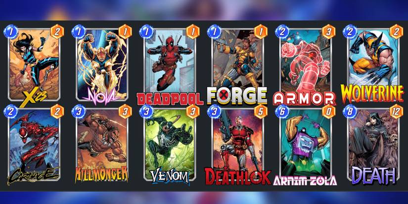 best cards for x-23 deck in marvel snap.