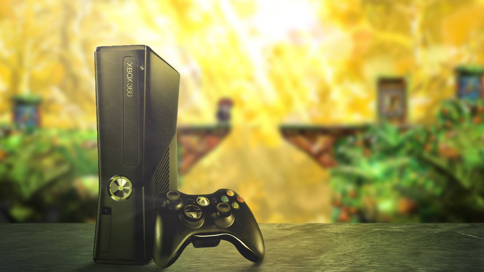 xbox 360 with braid