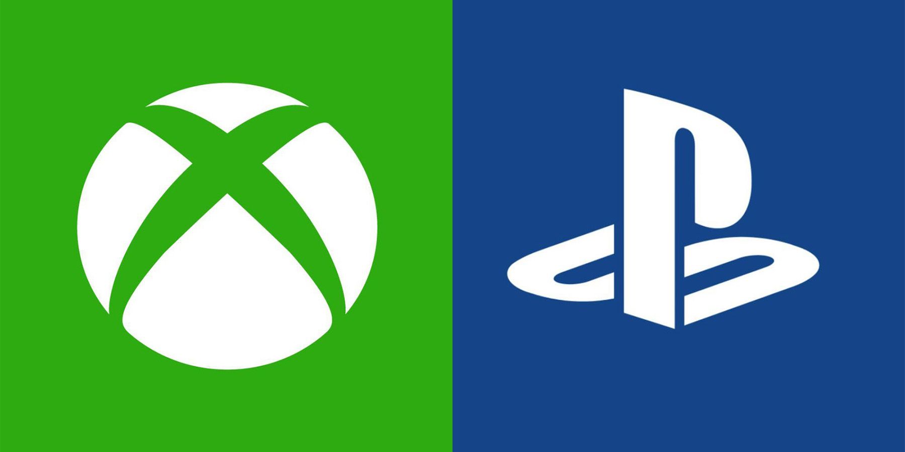 Xbox and PlayStation logos side-by-side