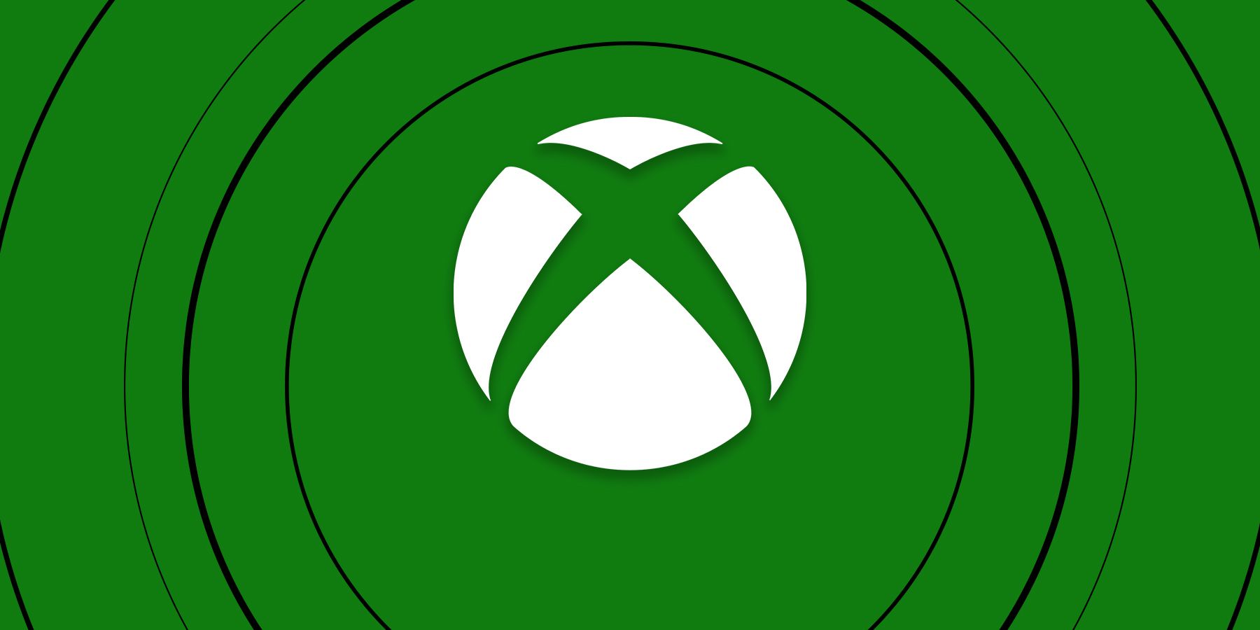 logotipo de xbox sobre fondo verde anillos negros