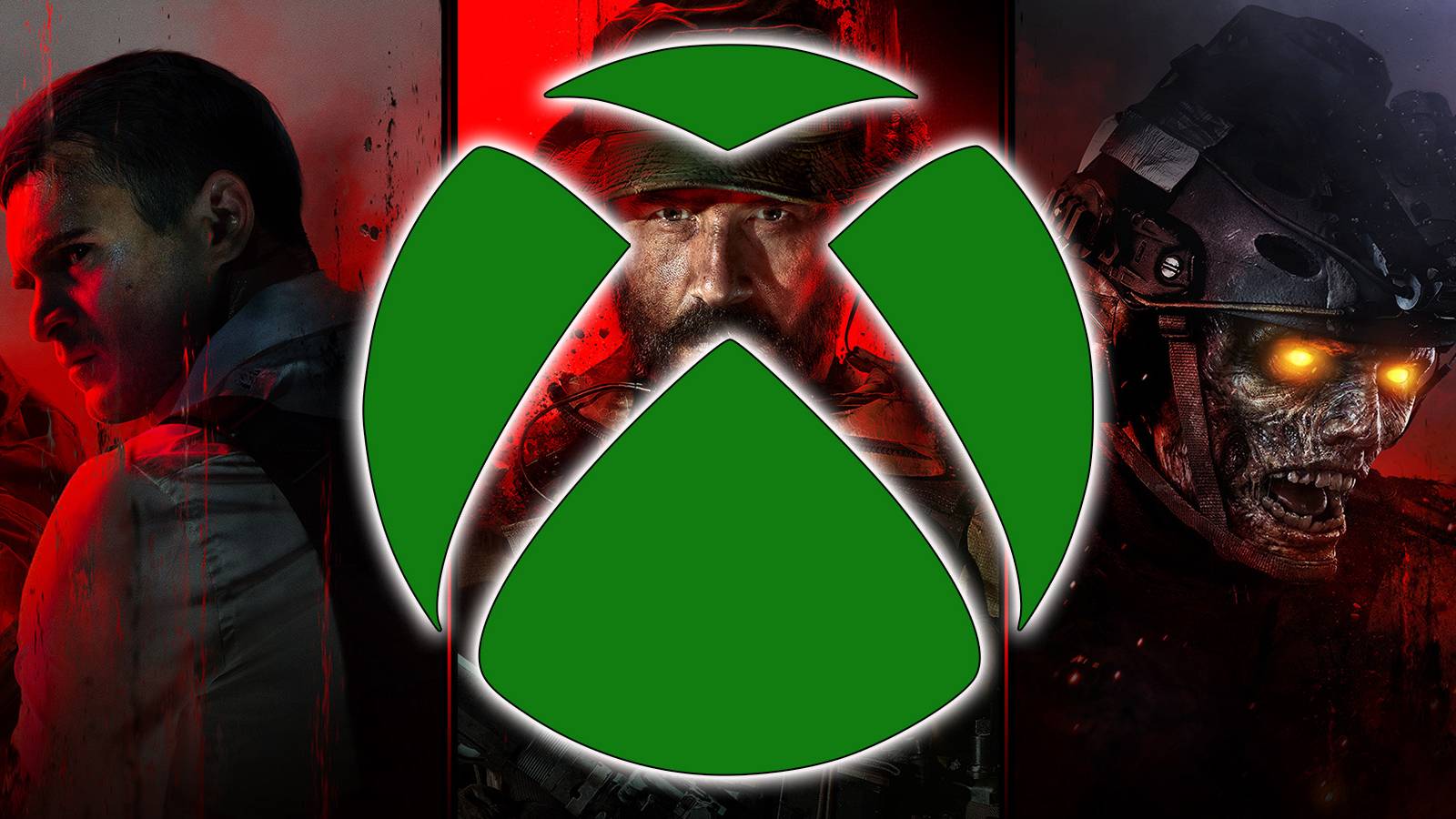 Xbox logo over Call of Duty Modern Warfare 3 promo art