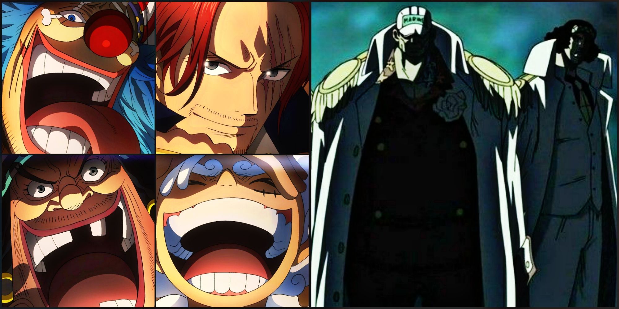 Yonko Vs Admirals One Piece