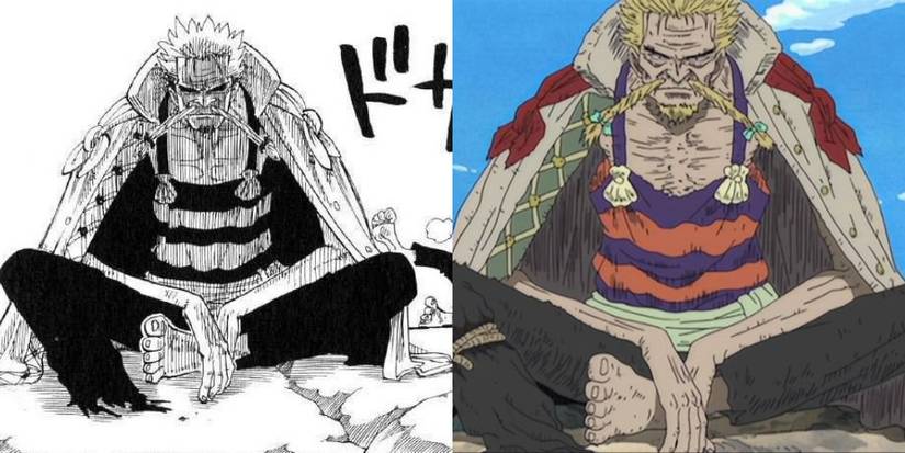 Comparison of Zeff from One Piece in both the Anime and the Manga