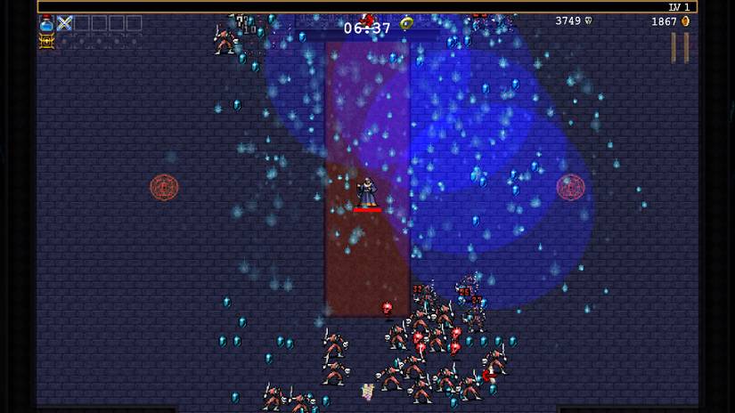 Vampire Survivors_World of Light and Dark_Clerici level 1 cheese