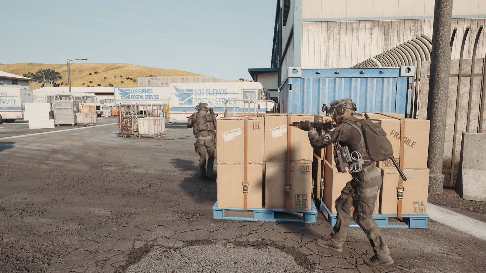 clearing the parking area in Ready or Not's Greased Palms mission