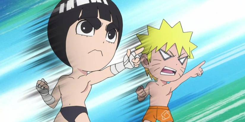 Naruto and Rock Lee