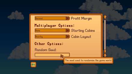 random seed in Stardew Valley