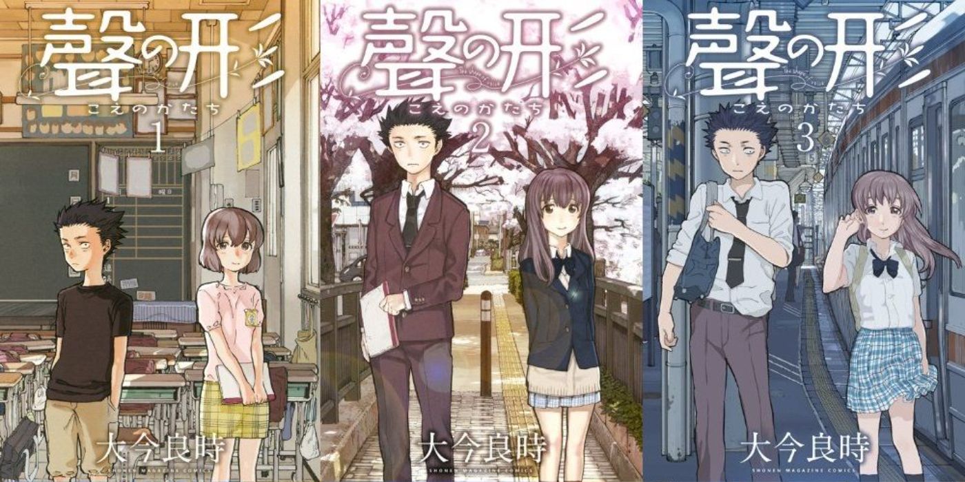 A Silent Voice manga covers