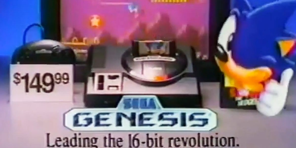 a sonic commercial showing the genesis and its price