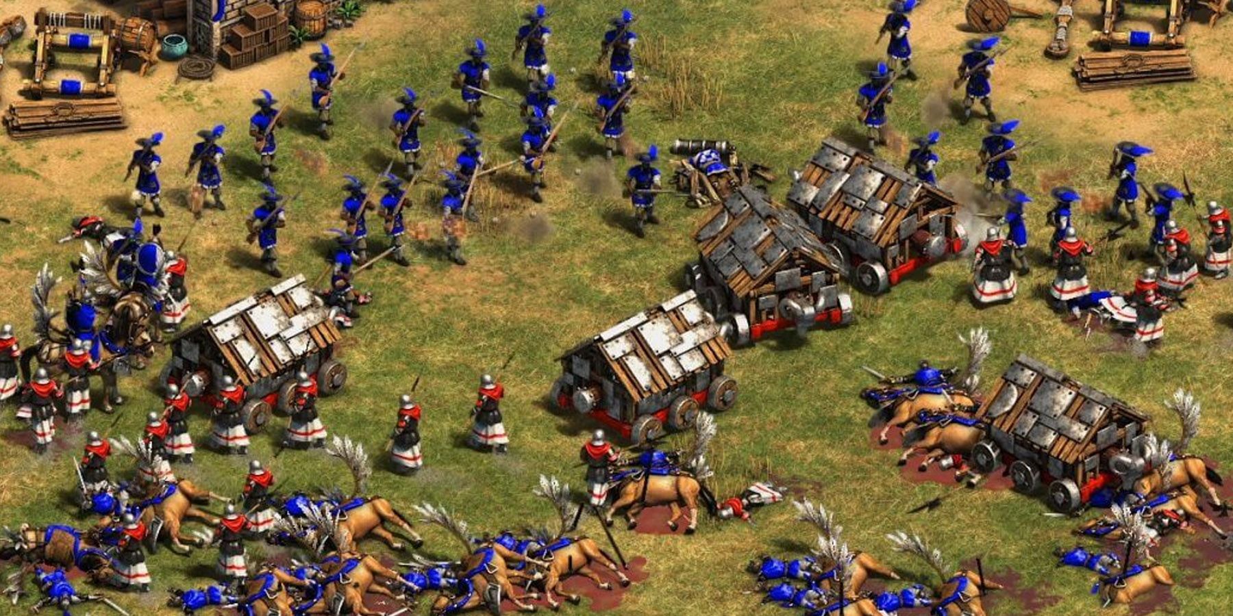 A fight in Age of Empires 2