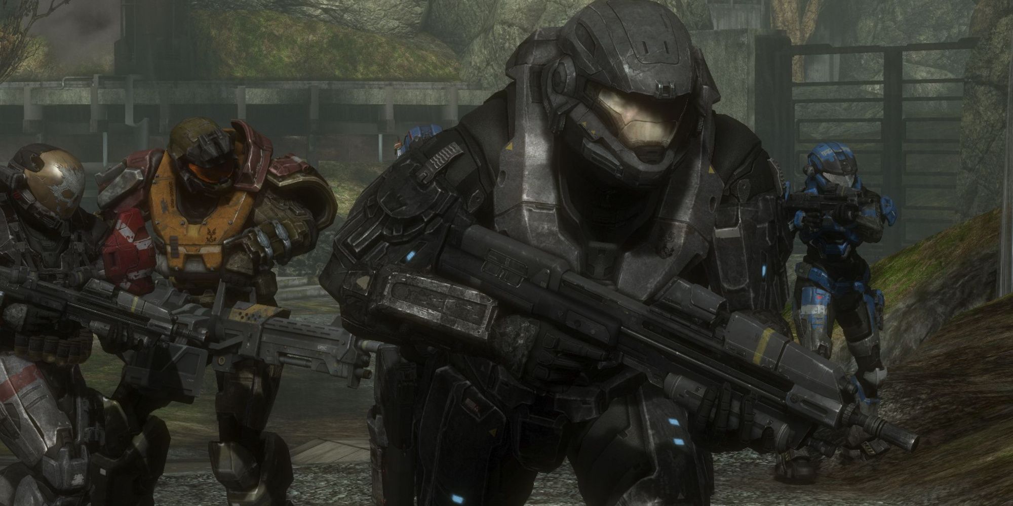 A scene featuring characters in Halo Reach