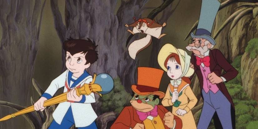 A scene featuring characters in Little Nemo Adventures In Slumberland