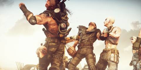 A scene featuring characters in Mad Max