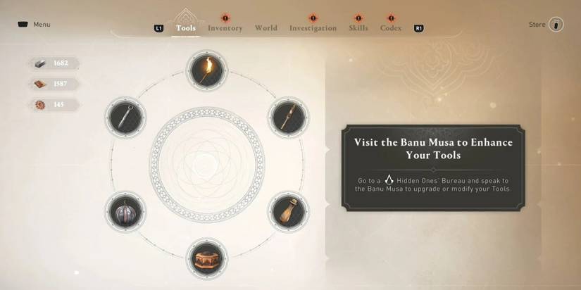 The Tool Circle in AC Mirage