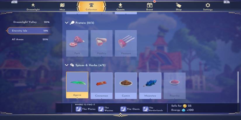 agave location in ddv