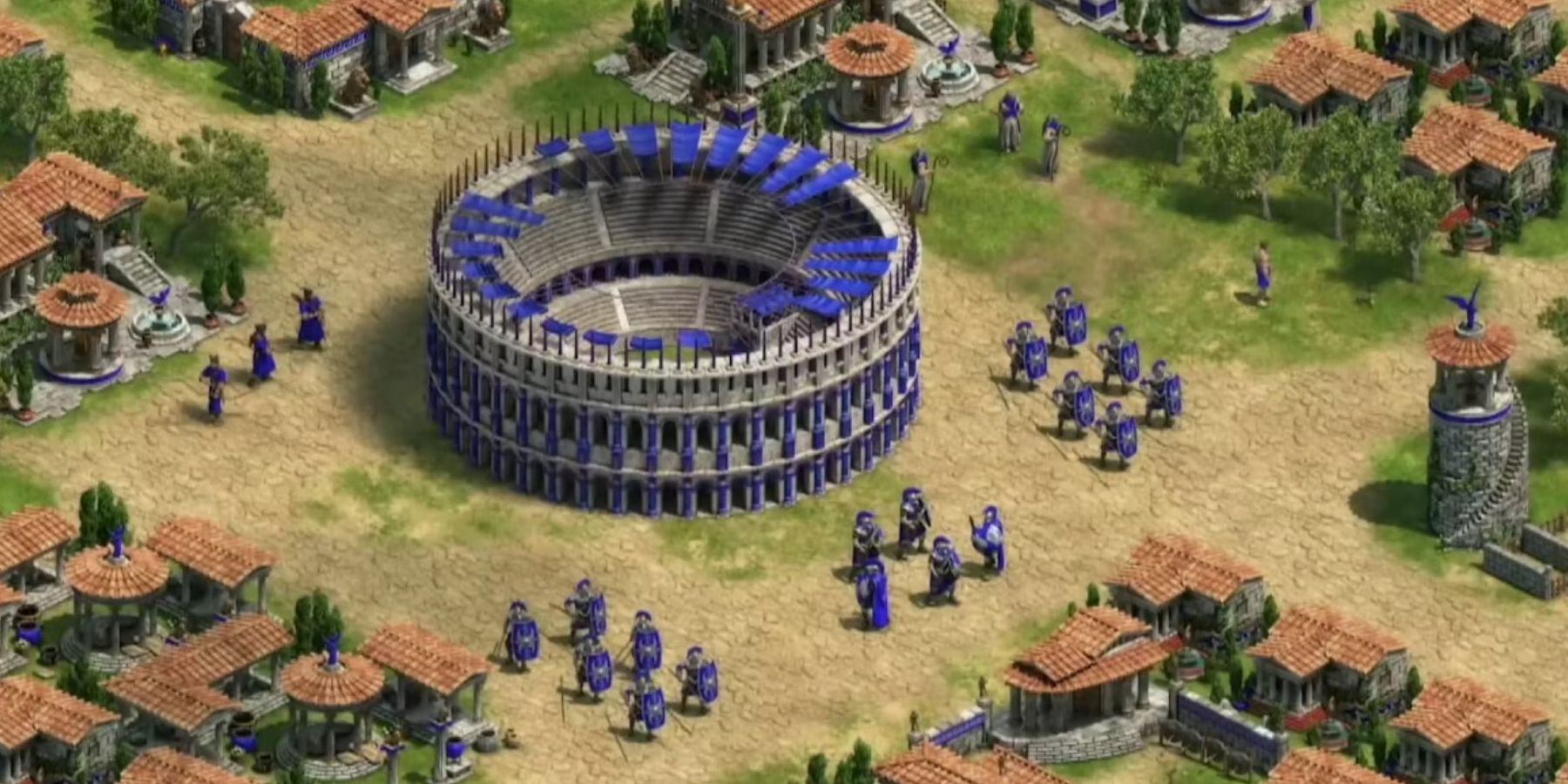 Age of Empires building an empire in Rome