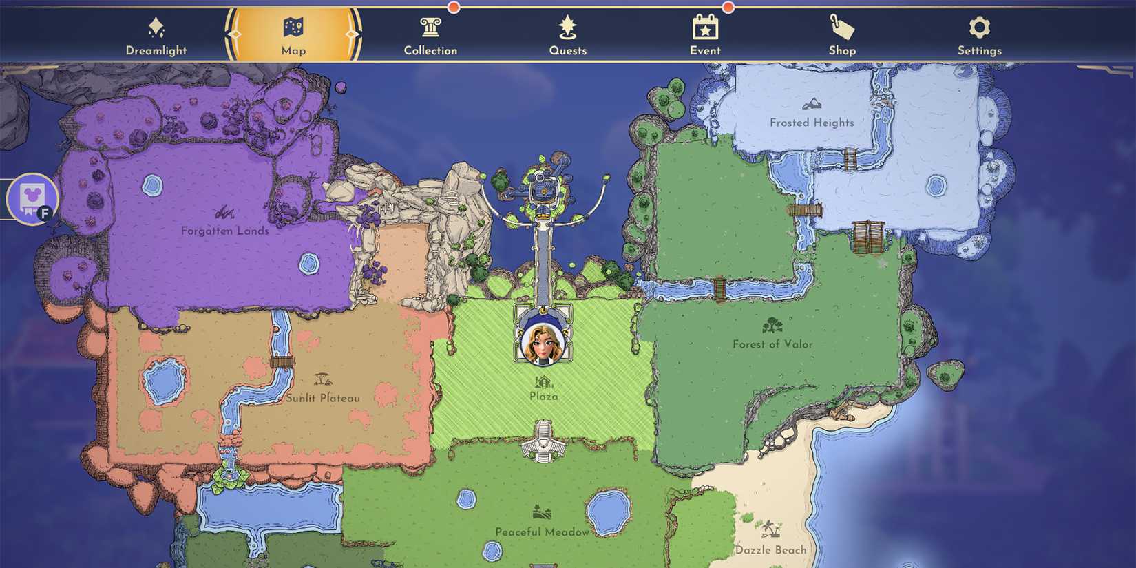 all dreamlight valley ingredients location in disney dreamlight valley