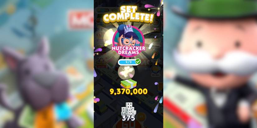 nutcracker dreams sticker pack monopoly go