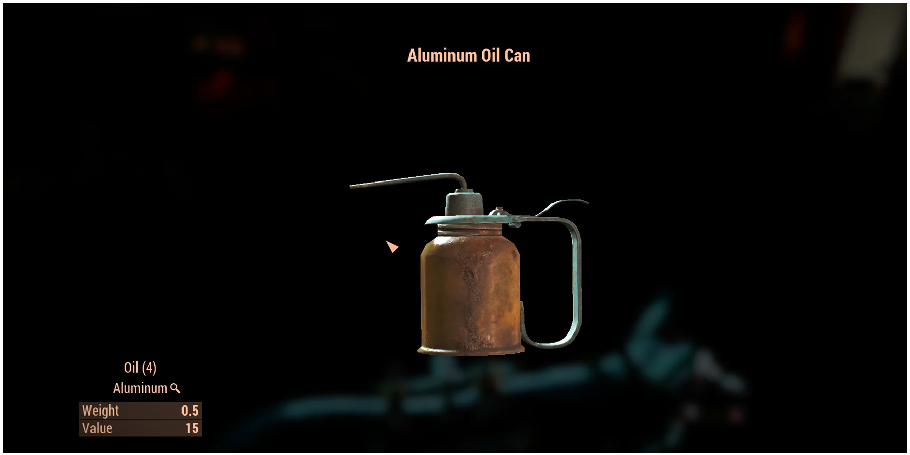 Aluminuum Oil Can