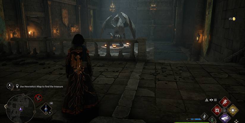 An underground puzzle in Hogwarts Legacy