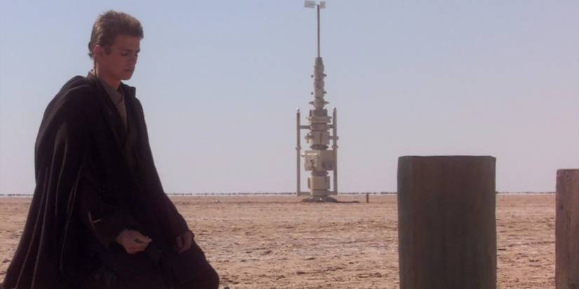 Anakin At His Mother's Grave