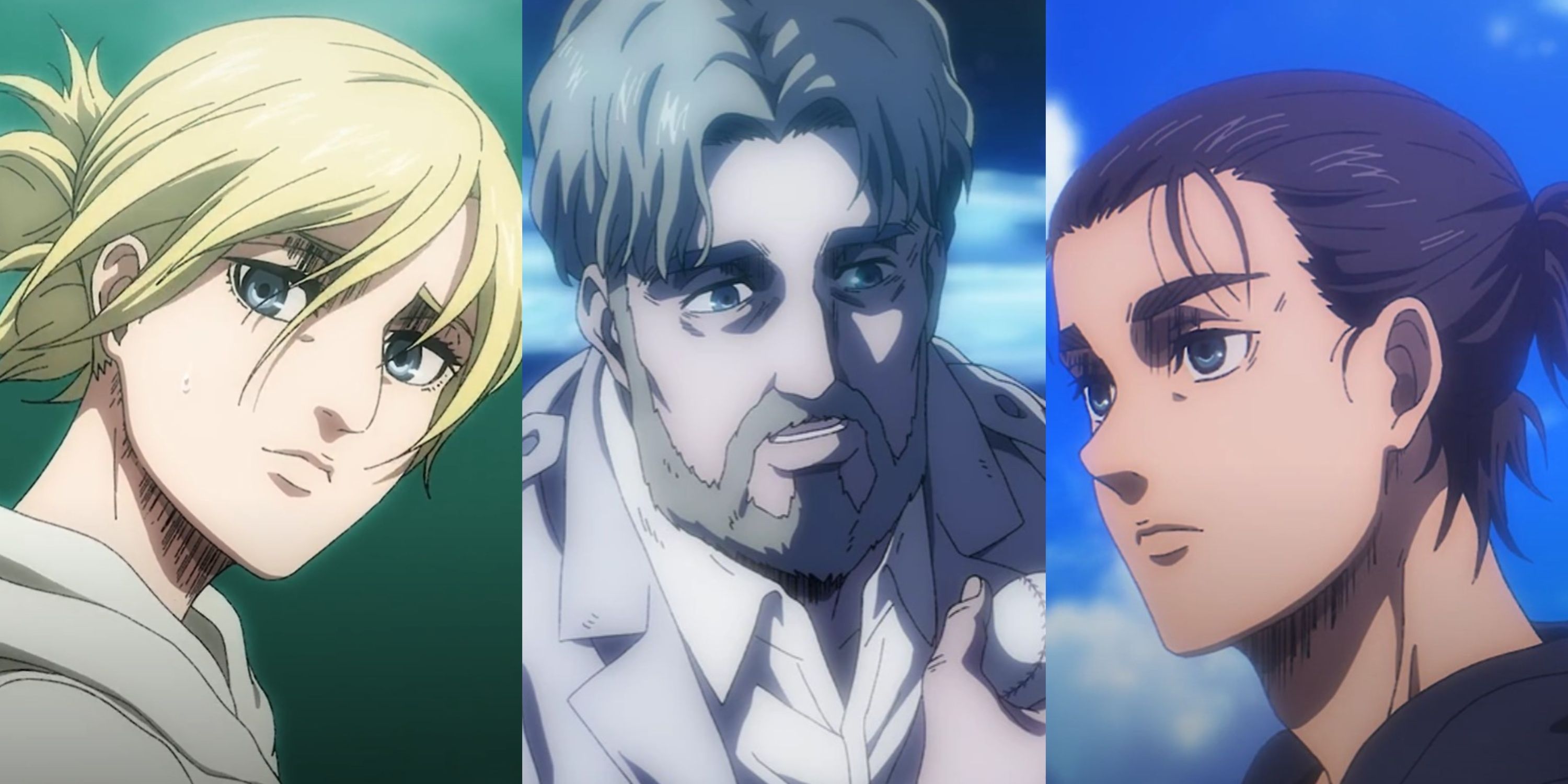 Annie Zeke Eren Attack On Titan Characters Better In The Anime - Featured